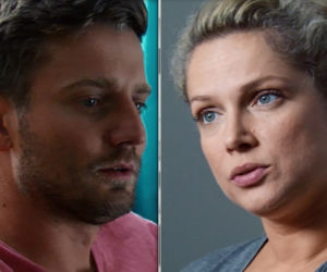 Przyjaciółki 6 sezon odc. 72. Patrycja (Joanna Liszowska), Michał (Marcin Rogacewicz)