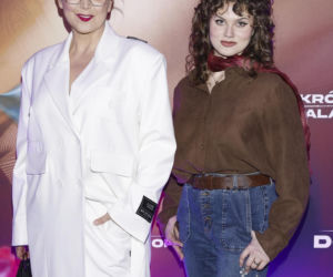 dawno nie widzieliśmy Anny Komorowskiej. Teraz wraz z mężem była na premierze