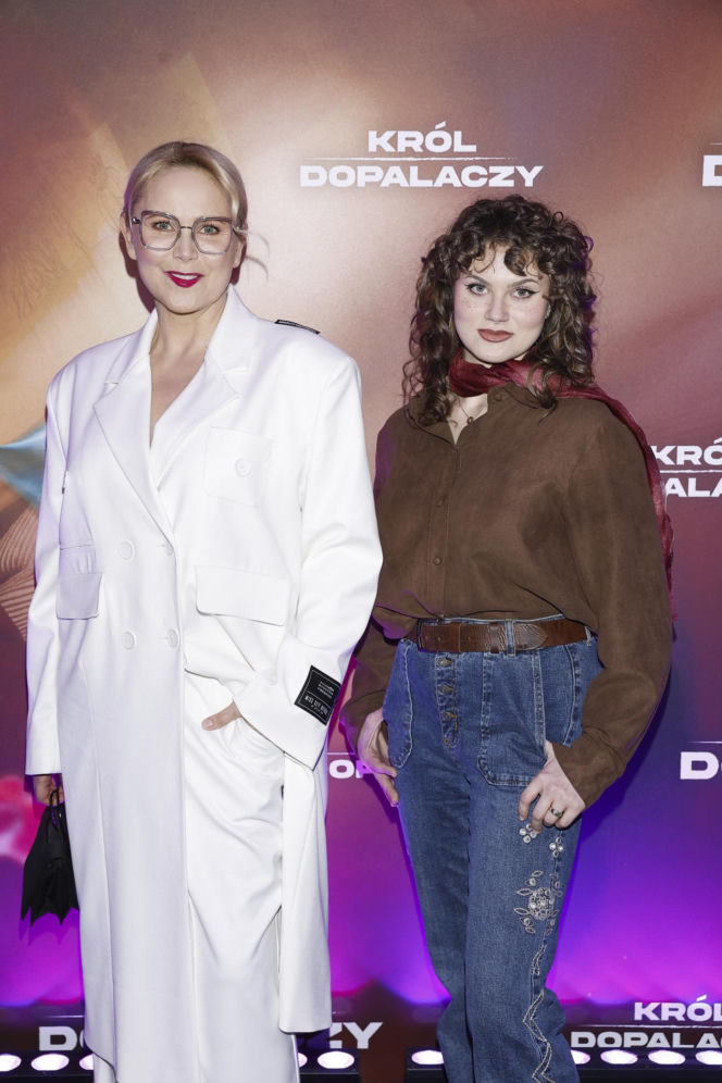 dawno nie widzieliśmy Anny Komorowskiej. Teraz wraz z mężem była na premierze