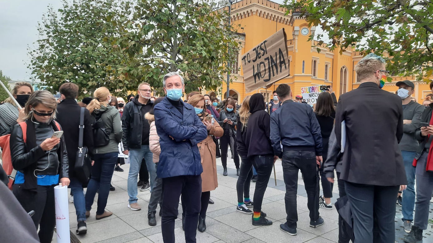 Strajk Kobiet we Wrocławiu. Protest przeciw zakazowi aborcji