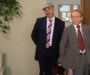 Ranczo 8 sezon. Senator Kozioł (Cezary Żak), Czerepach (Artur Barciś)