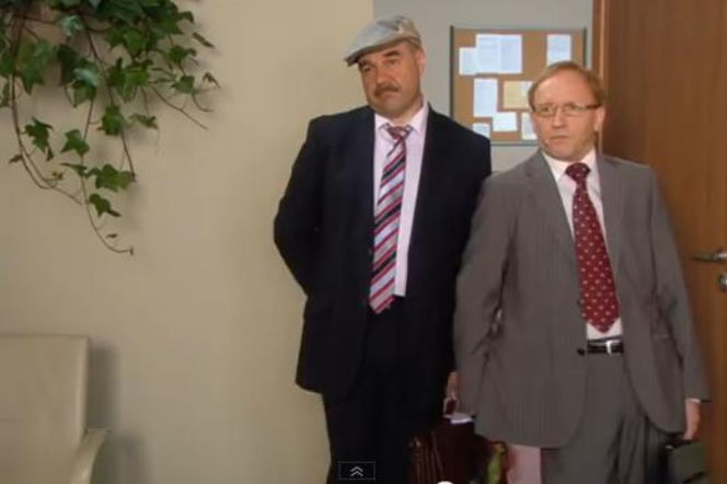Ranczo 8 sezon. Senator Kozioł (Cezary Żak), Czerepach (Artur Barciś)