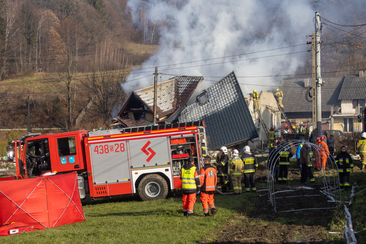 Tragedia w Ustroniu! Wybuch gazu rozsadził dom jednorodzinny