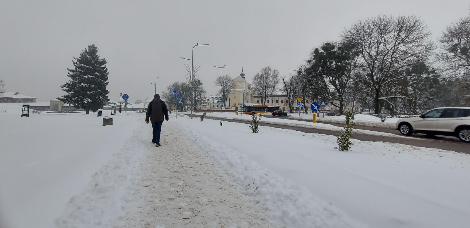 zima w Zamościu