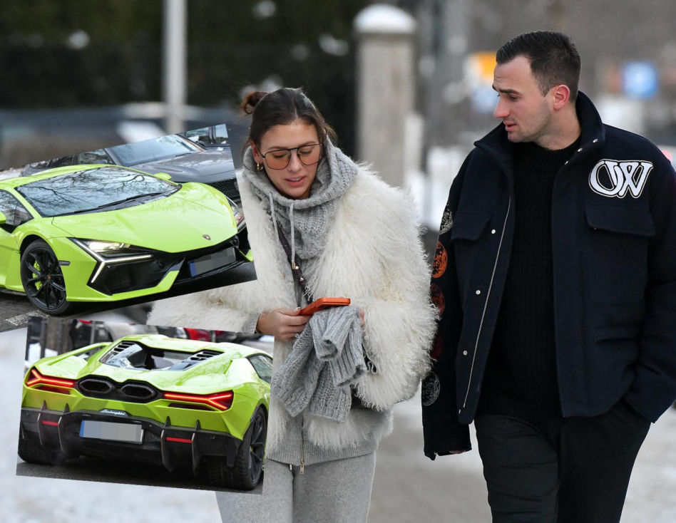 Klaudia Halejcio, mąż jej otworzył auto za całusa