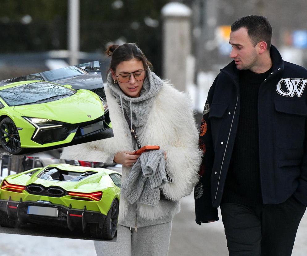 Klaudia Halejcio, mąż jej otworzył auto za całusa