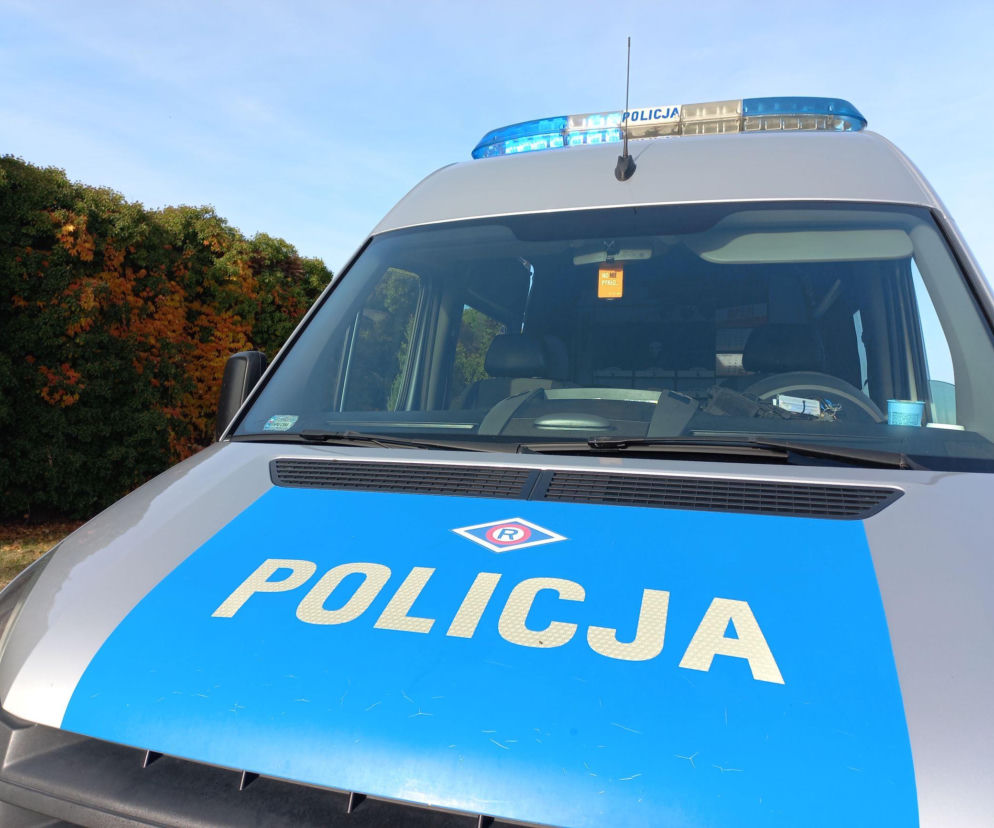 Prawie wjechał do rowu włączajac się do ruchu