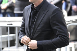 Robert Lewandowski na pogrzebie Jacka Magiery