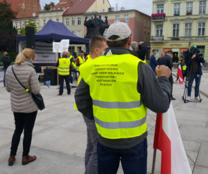 Protest rolników w Bydgoszczy 