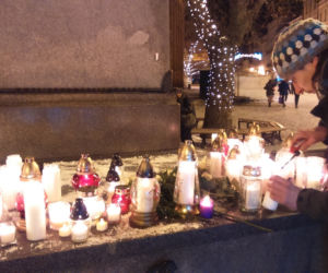 Wiec przeciwko przemocy i nienawiści w Toruniu