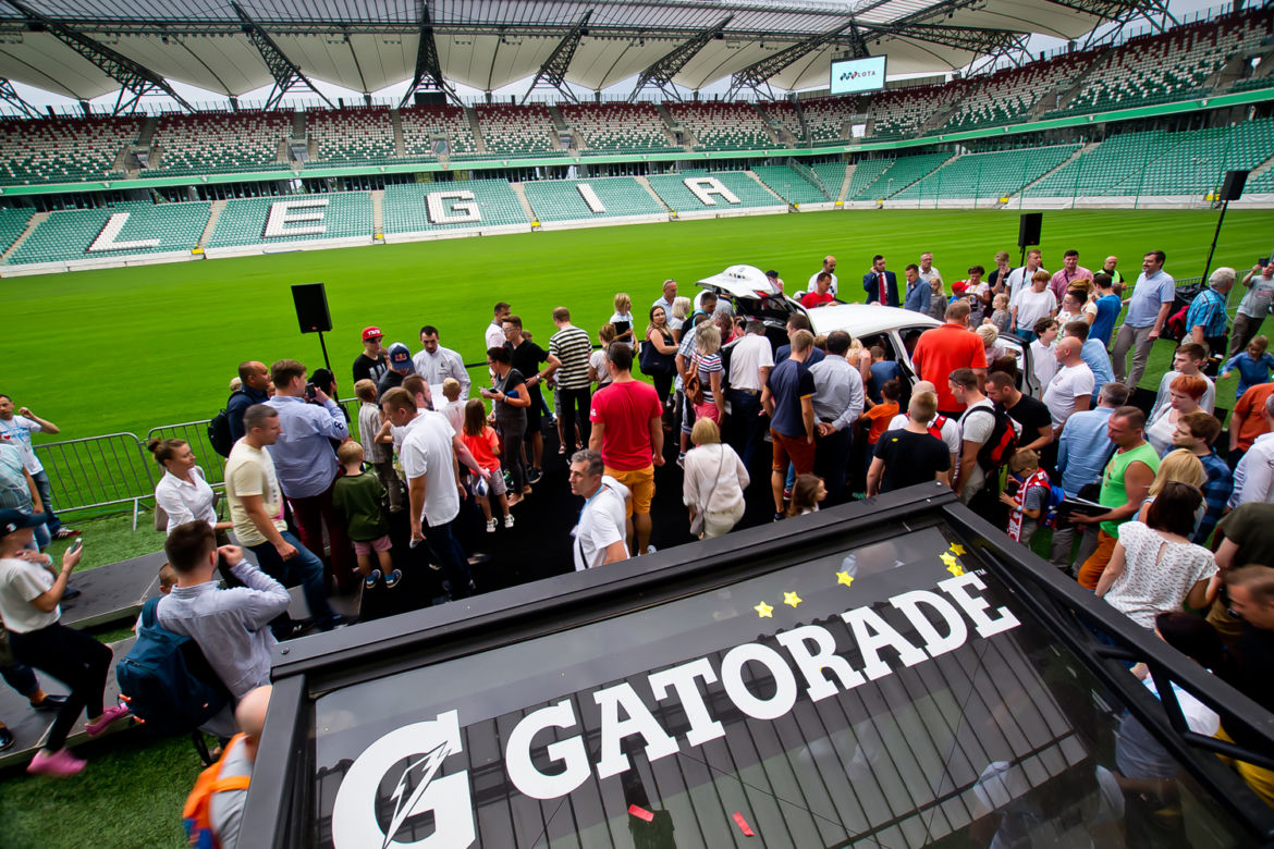 Toyota C-HR, prezentacja Stadion Legii
