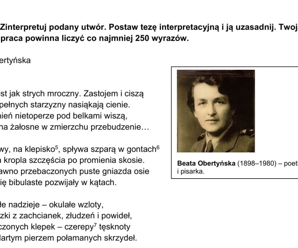 Matura z polskiego 2021