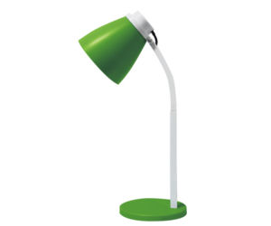 Lampa biurkowa zielona