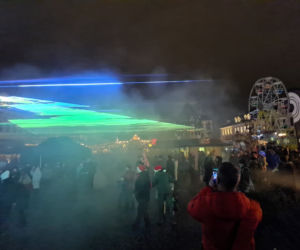 Rzeszów. Pokaz laserowy na Rynku [ZDJĘCIA]