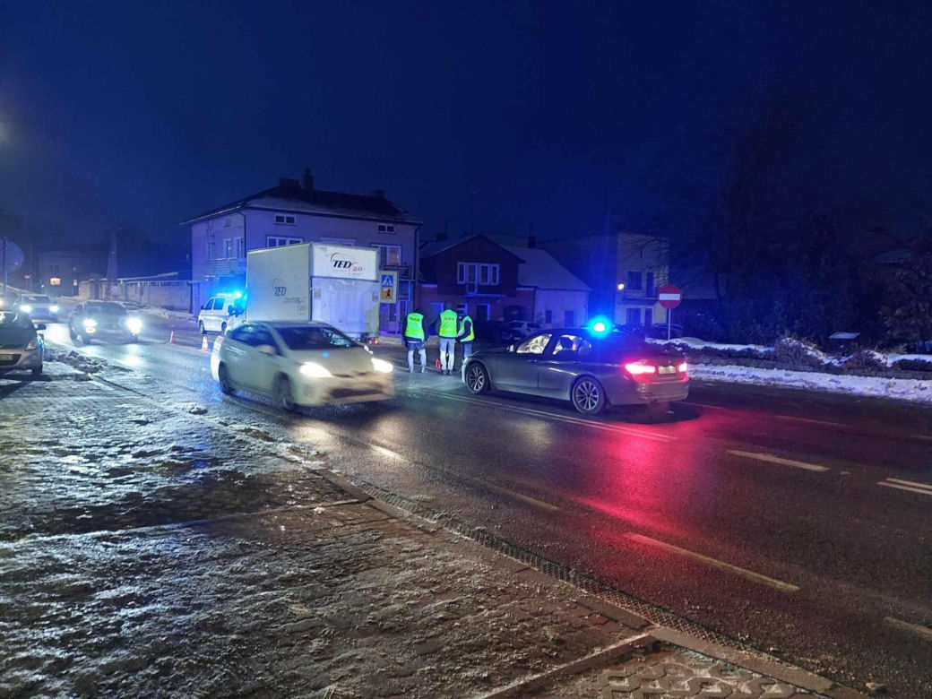 Potrącenie pieszego w Wąchocku