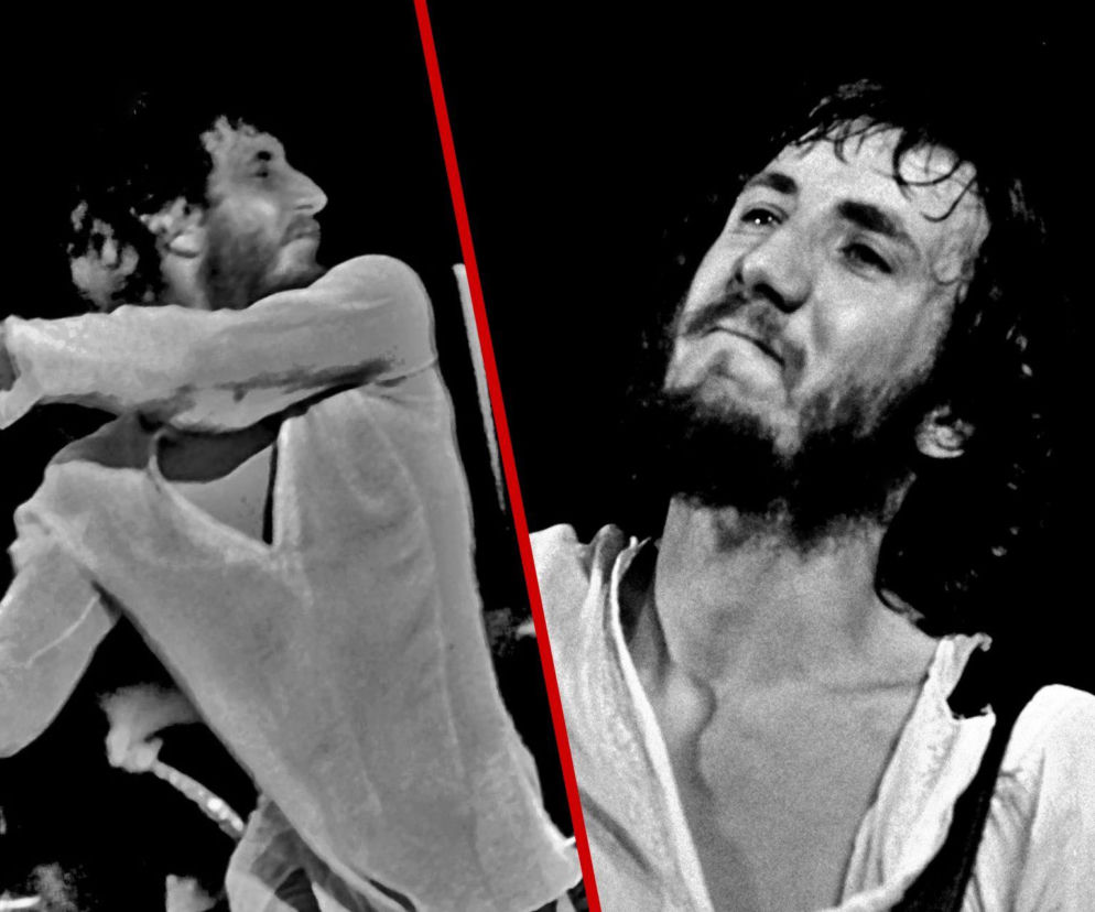 Gitarzysta Pete Townshend z zespołu The Who podczas koncertu. O historii wieży Marshalla przeczytasz na EskaRock.