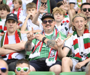 Legia Warszawa - Zagłębie Lubin: Zdjęcia kibiców