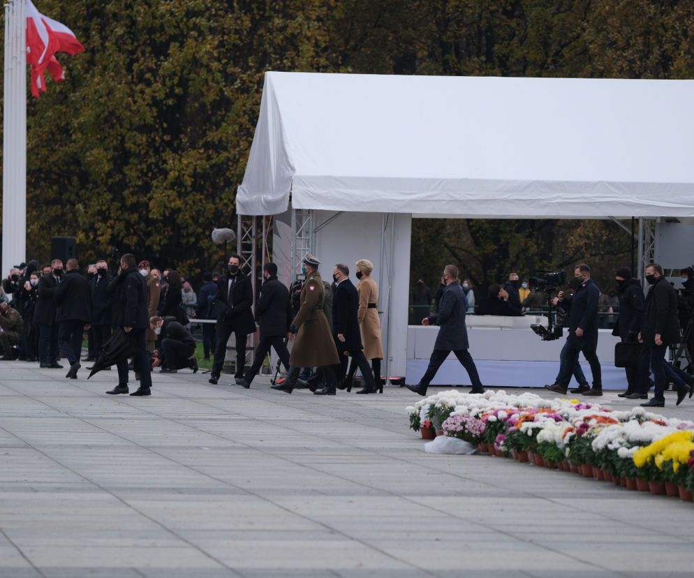 Agata Duda na Święcie Niepodległości