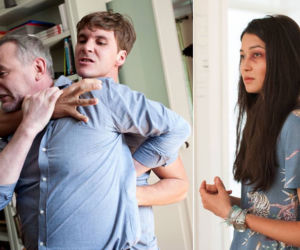 M jak miłość odcinek 1256 Marcin (Mikołaj Roznerski) Naomi (Mayu Garlińska-Sakai) Mariusz (Mariusz Witkowski)