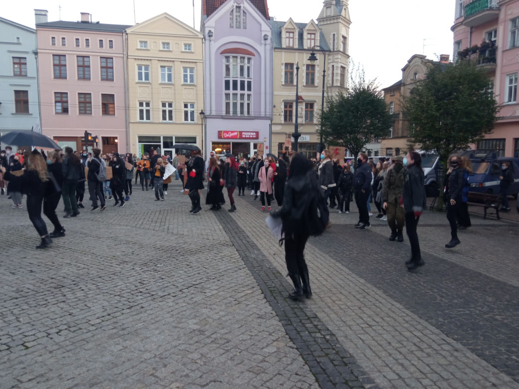 Protest w Grudziądzu