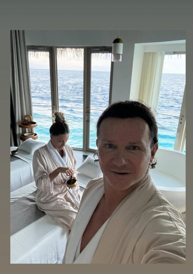 Małgorzata Rozenek i Radosław Majdan na Malediwach