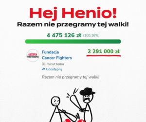 Leczenie 2-letniego Henia zabezpieczone dzięki zbiórce Łatwoganga!