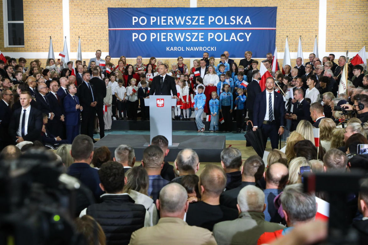 Karol Nawrocki odwiedził Kulesze Kościelne na Podlasiu