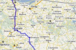 Trasa A1 Warszawa - Hel 