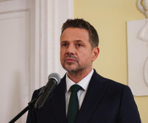 Konferencja prasowa Rafała Trzaskowskiego