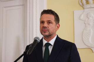 Konferencja prasowa Rafała Trzaskowskiego