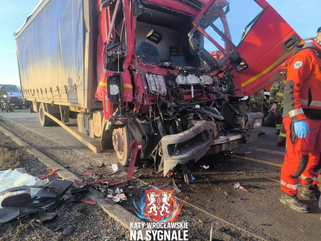 Śmiertelny wypadek na 152. kilometrze A4 pod Wrocławiem