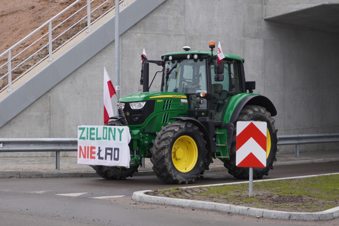 Protest rolników wokół Białegostoku - 20 marca 2024