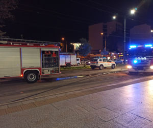 Pożar w tramwaju