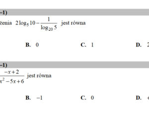 Matura 2020 rozszerzona matematyka. Przykładowe zadania egzaminacyjne