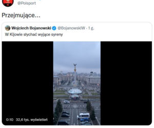 Świat sportu reaguje na wybuch wojny na Ukrainie