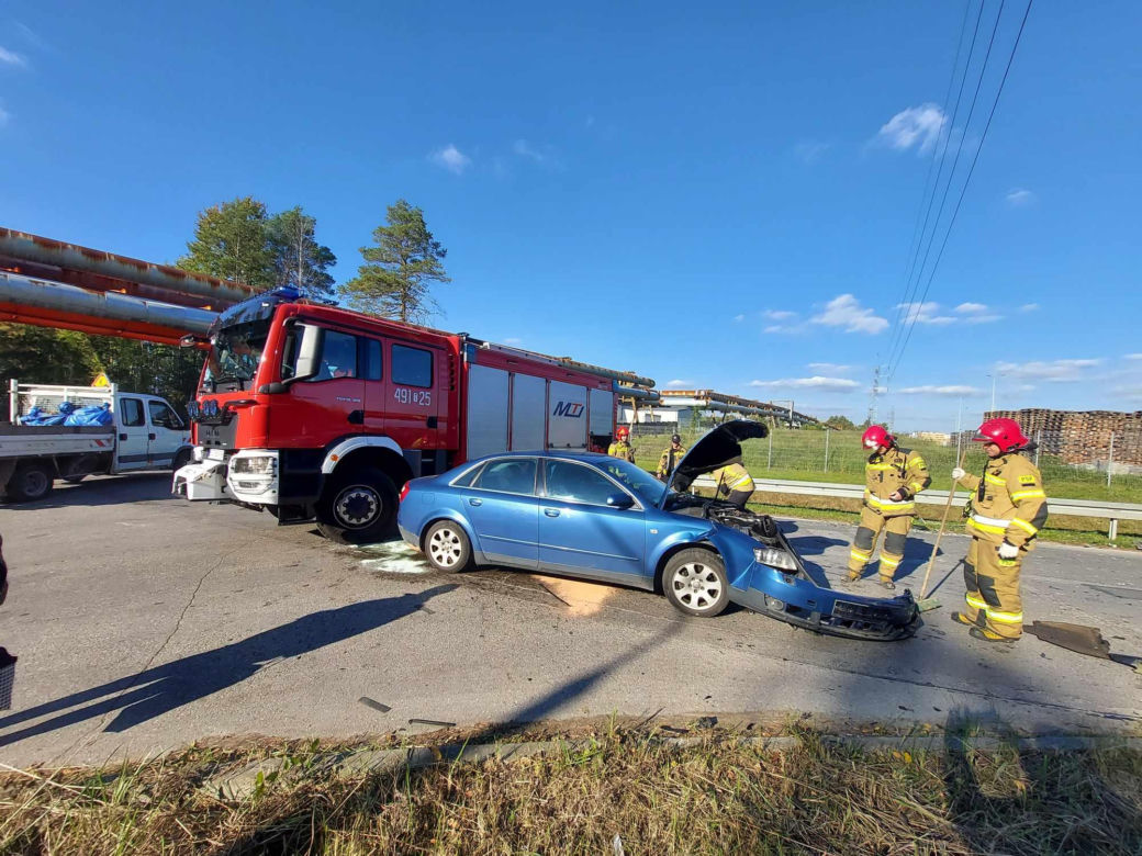Wypadek na terenie SSE Starachowice