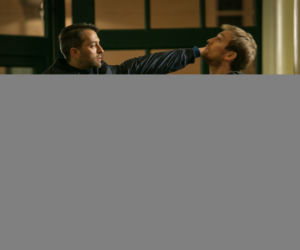 Singielka odcinek 61. Elka (Paulina Chruściel), Mikołaj (Filip Bobek), Tomasz (Mateusz Janicki)