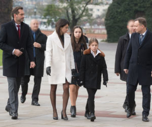 Prezydent z Martą na Wawelu