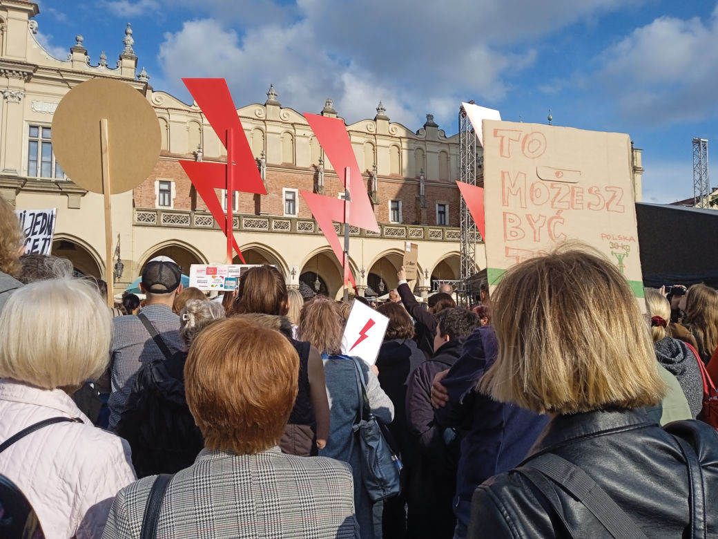 Protest "Ani jednej więcej!" w Krakowie 14.06.2023