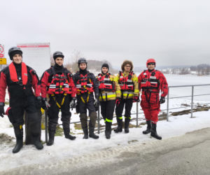 Symulacja akcji ratunkowej na zbiorniku Korzeń w Skrzyszowie