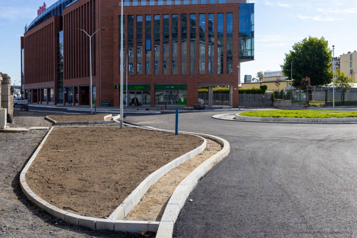 Przebudowa układu drogowego na Międzyodrzu - czerwiec 2022