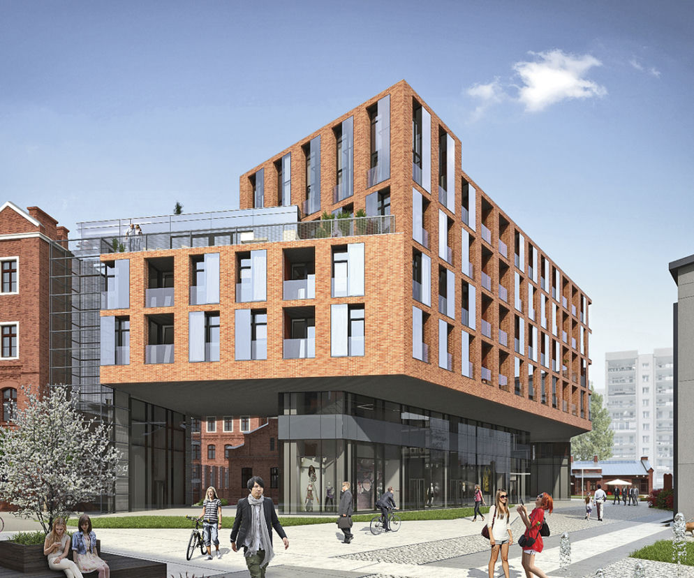 Apartamentowiec Skarbnica w Koneserze