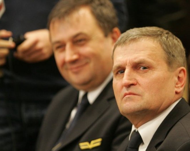 Jerzy Szwarc, Tadeusz Wrona - piloci Boeinga 767