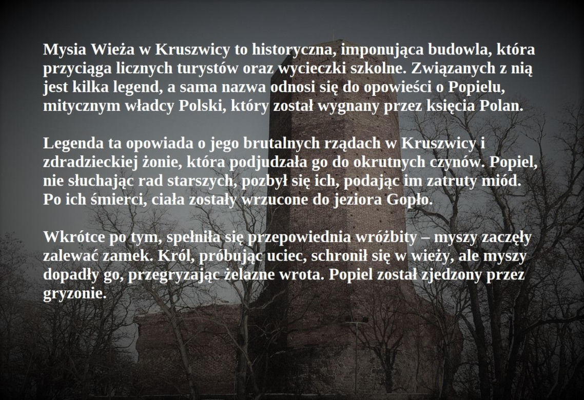 Mysia Wieża w Kruszwicy