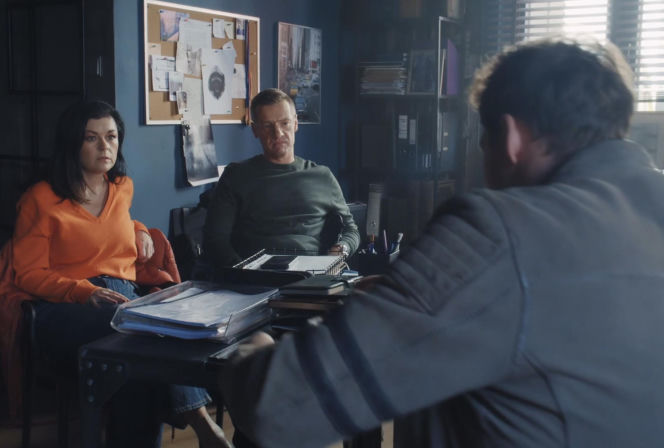 M jak miłość, odcinek 1918. Kinga (Katarzyna Cichopek), Piotrek (Marcin Mroczek), Marcin (Mikołaj Roznerski)