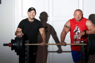 Mariusz Pudzianowski i Karol Nawrocki