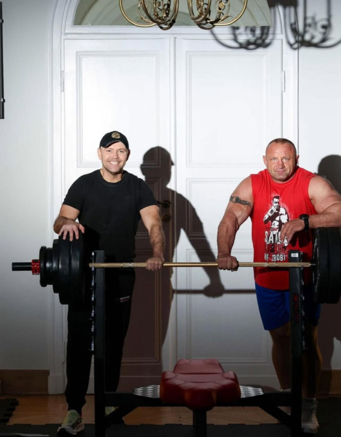 Mariusz Pudzianowski i Karol Nawrocki