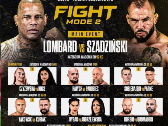Fight Mode 2 KARTA WALK. Sprawdź kolejność walk i kto walczy na gali