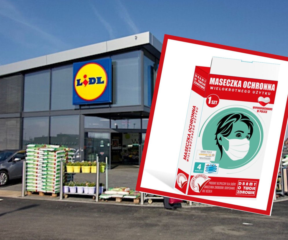 Lidl wprowadza do sprzedaży maseczki ochronne. Ile kosztują i od kiedy można je kupić?
