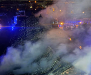 Pożar hotelu w Tychach